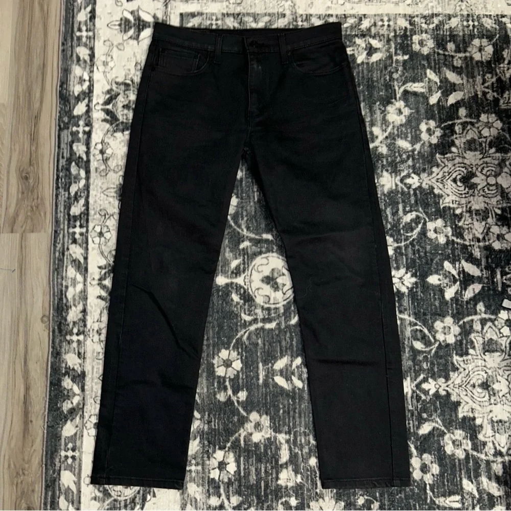 Levi's Men's Black 502 Straight Jeans